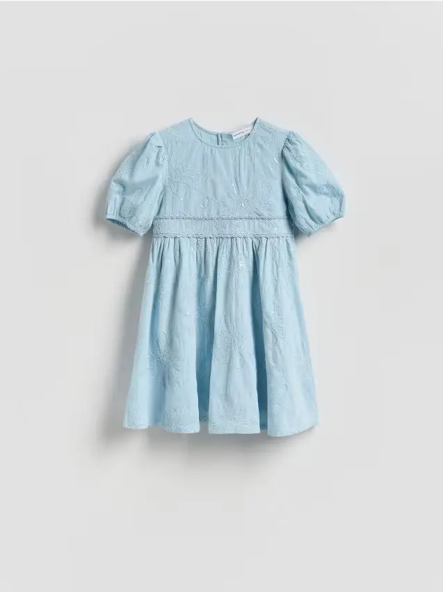 Vestito a paillette - blu pallido