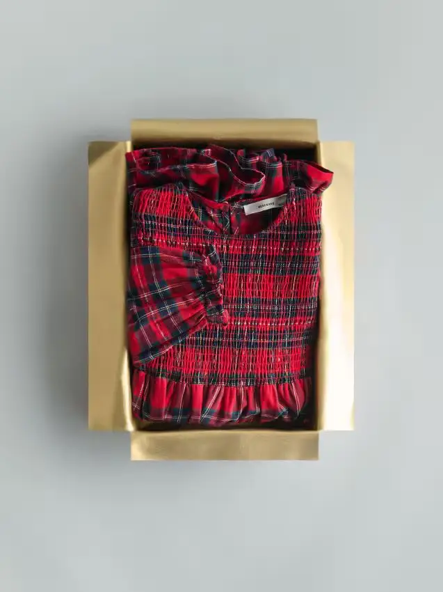 Vestito a quadri - multicolore