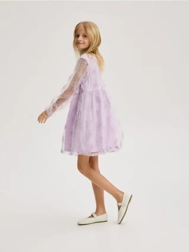 Vestito fantasia - lavanda