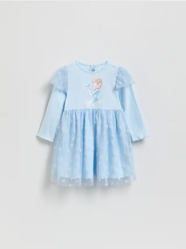Vestito Frozen - blu pallido