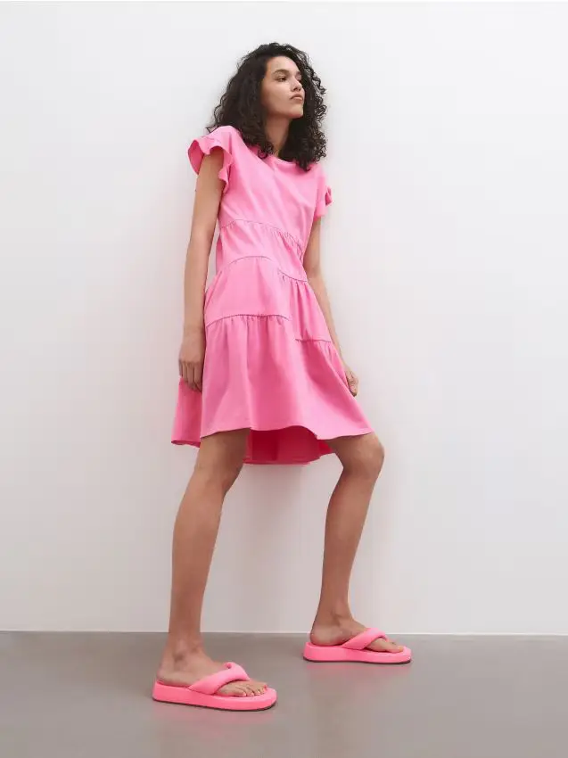 Vestito in cotone - rosa