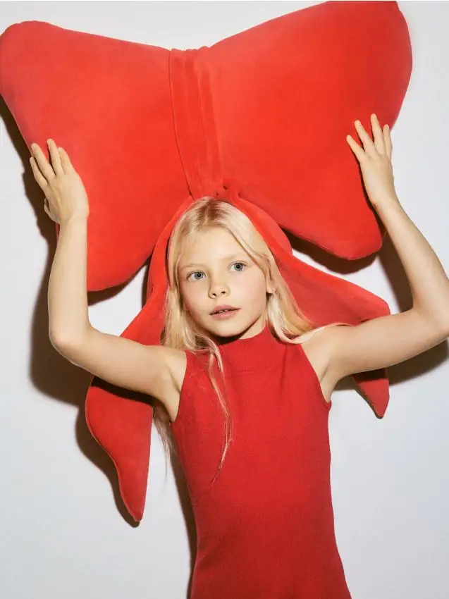 Vestito in jersey misto viscosa - rosso