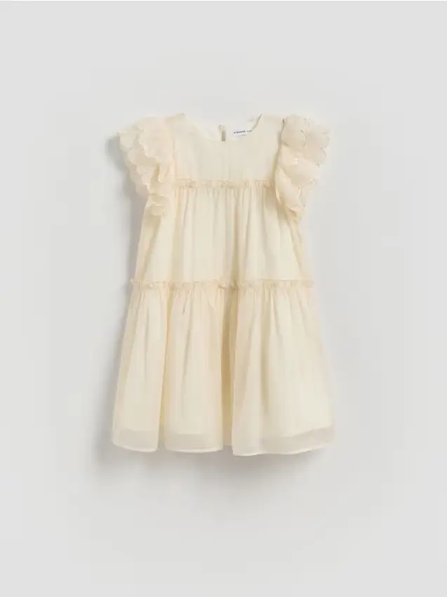 Vestito in tulle - nude