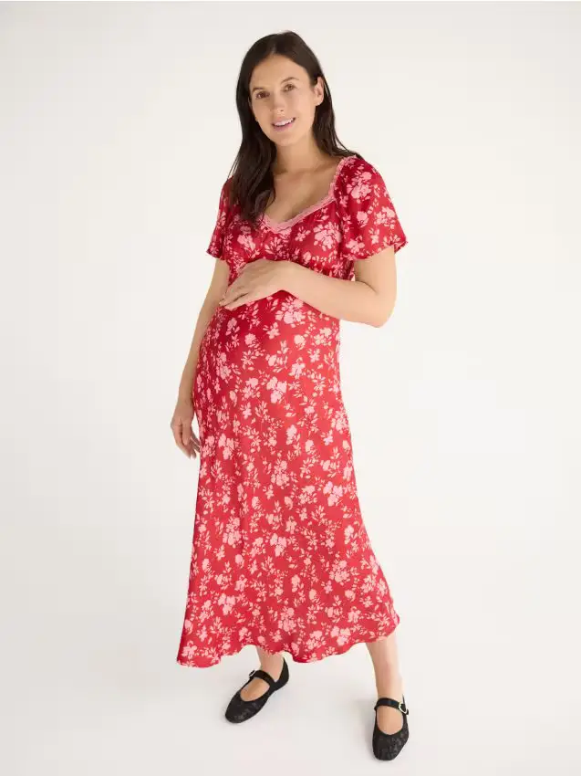 Vestito in viscosa fantasia - multicolore