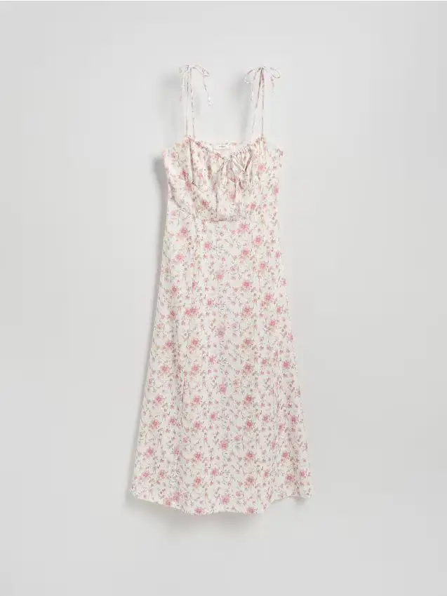 Vestito midi fantasia - multicolore