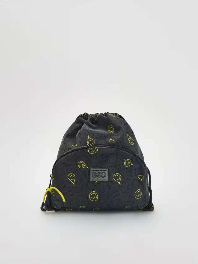Zaino a sacco SmileyWorld® - nero