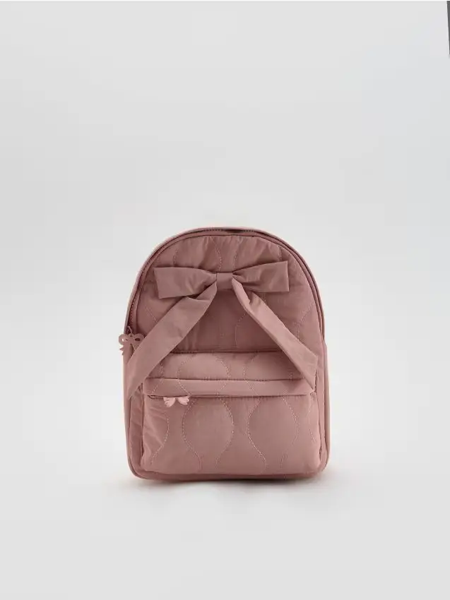 Zaino con cucitura - rosa