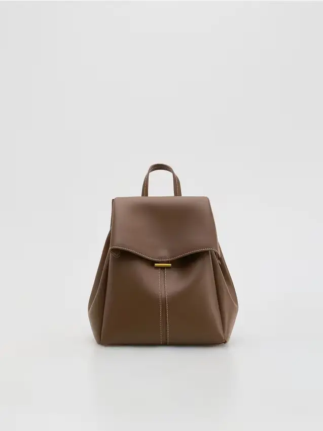 Zaino in ecopelle - beige