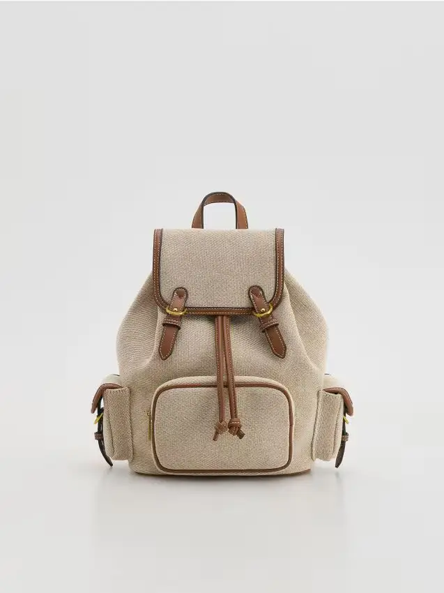 Zaino jacquard - marrone