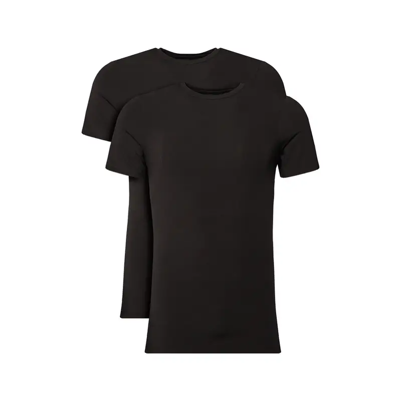 Set di 2 T-shirt 27040 2 Nero Slim Fit