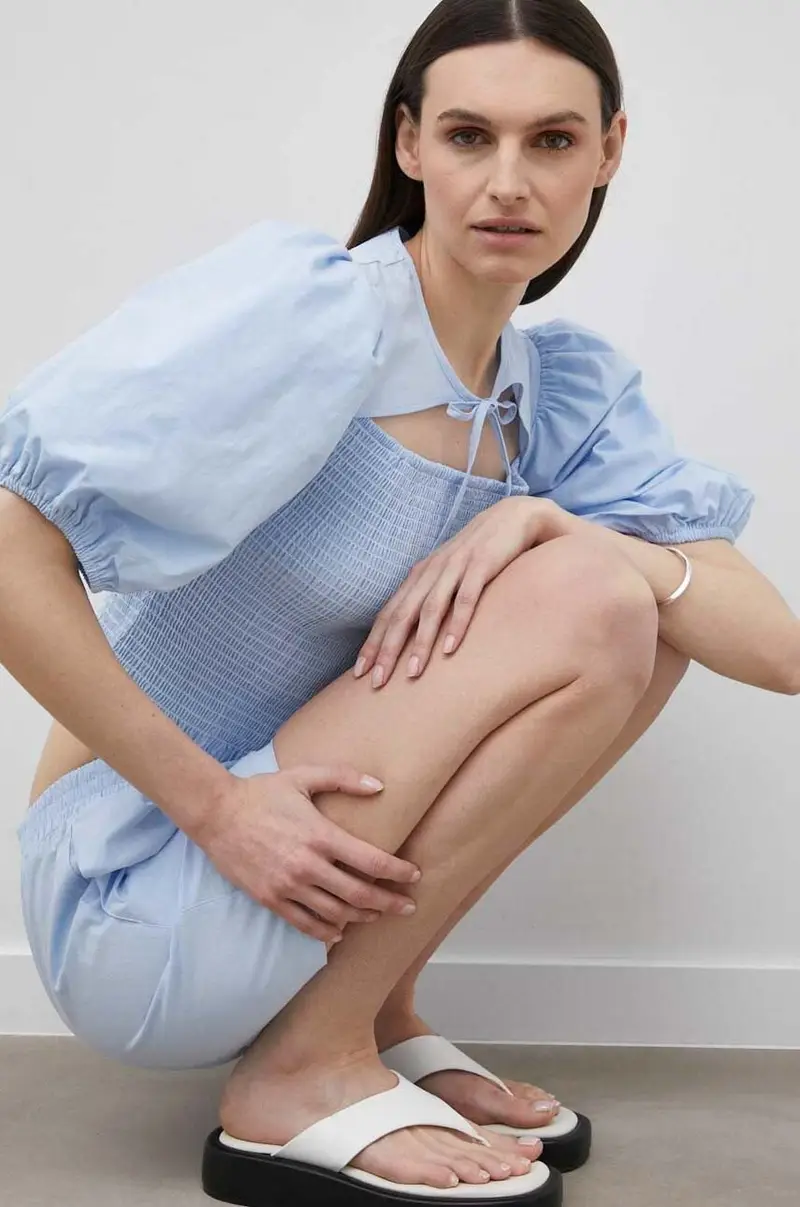 Résumé camicetta Romeo donna Blu