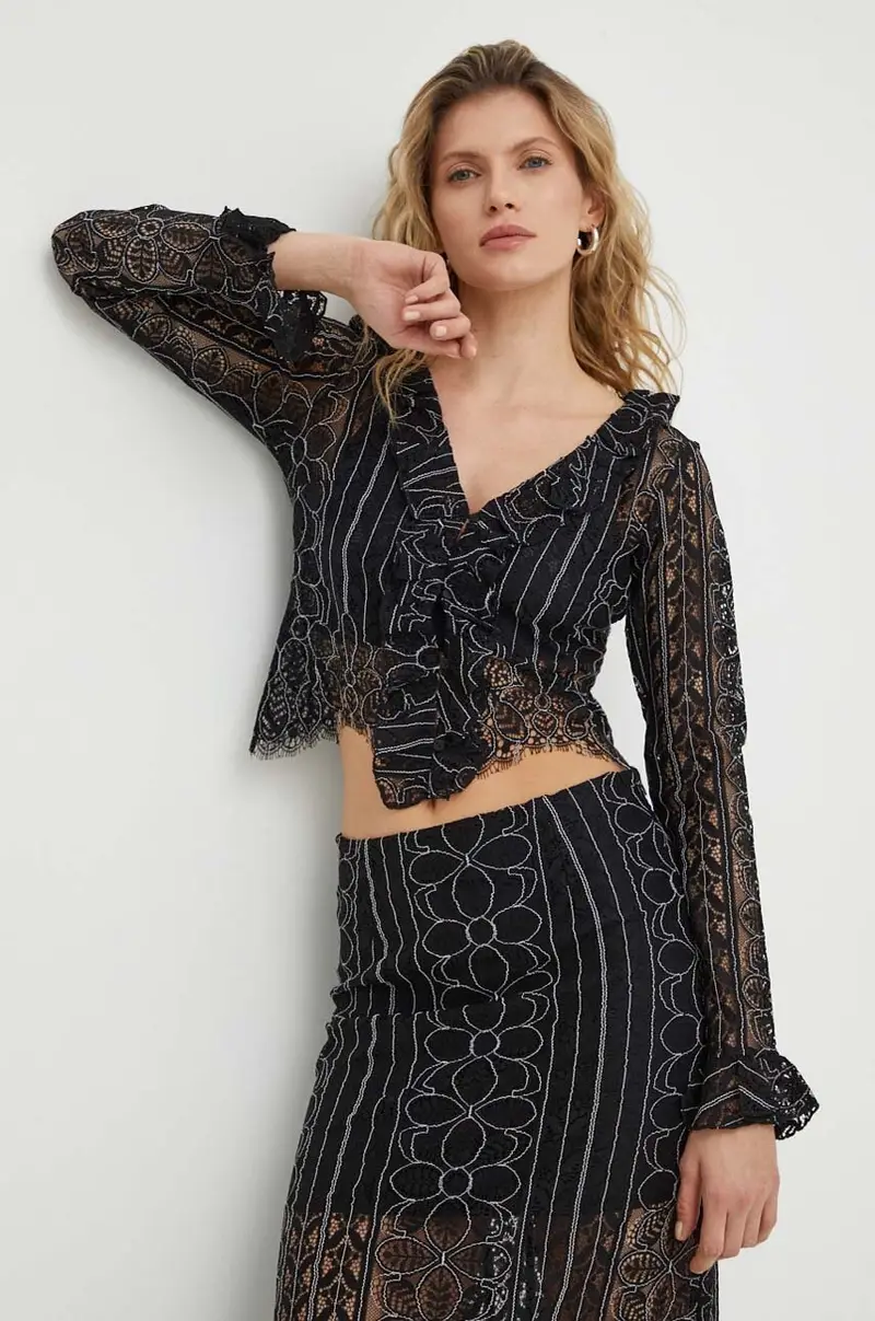 Résumé camicia colore nero