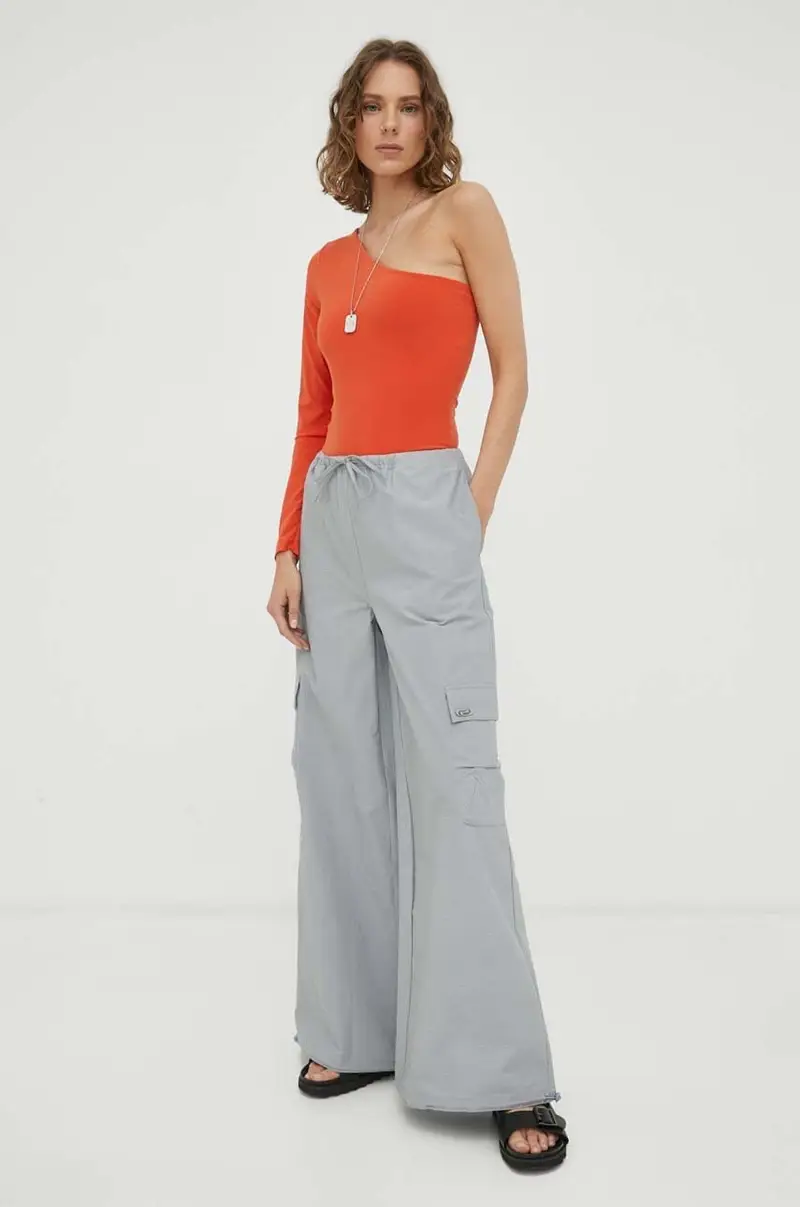 Résumé pantaloni donna Grigio