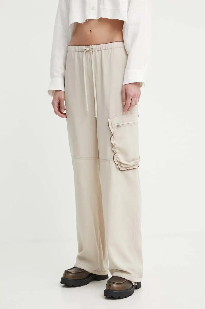 Résumé pantaloni in lino misto ApolloRS colore beige 20771130
