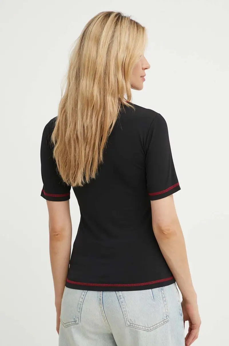 Resume T-shirt Donna Nero 3625423 miniatura 3