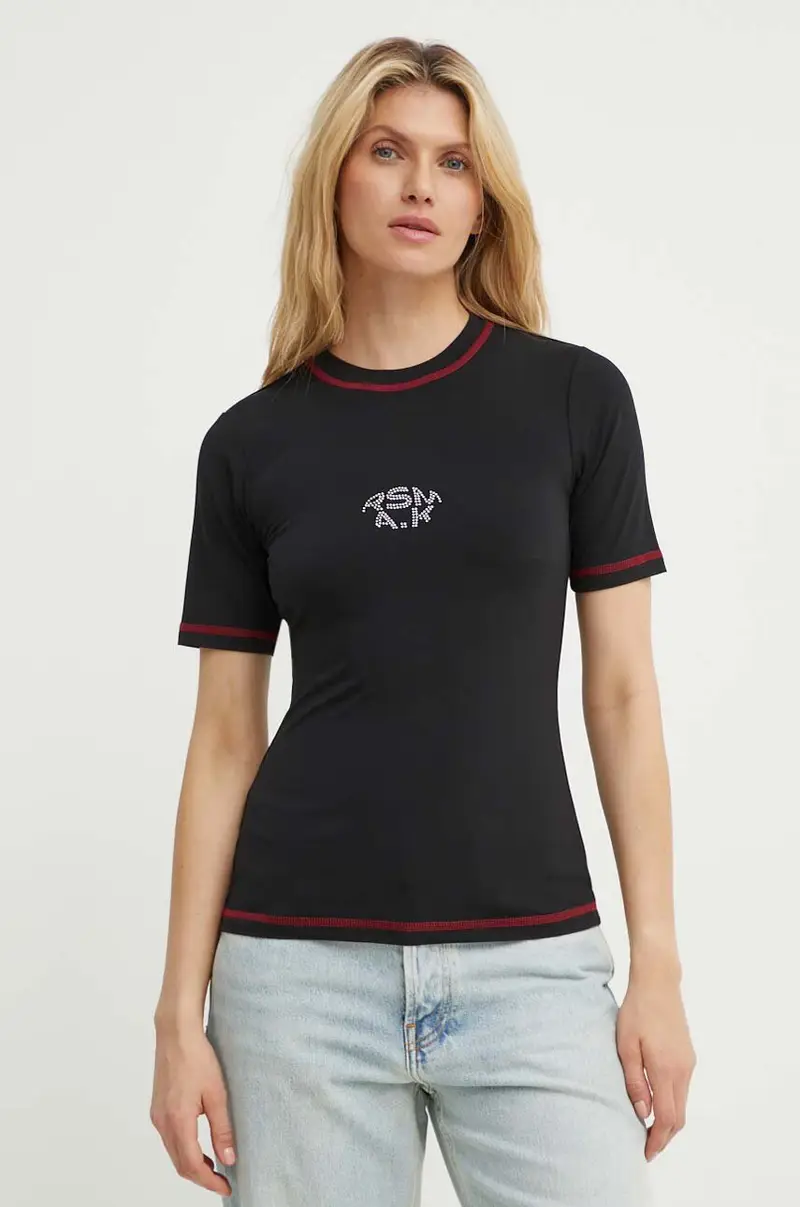 Resume T-shirt Donna Nero 3625423