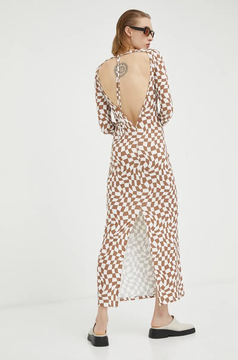 Résumé vestito Marrone