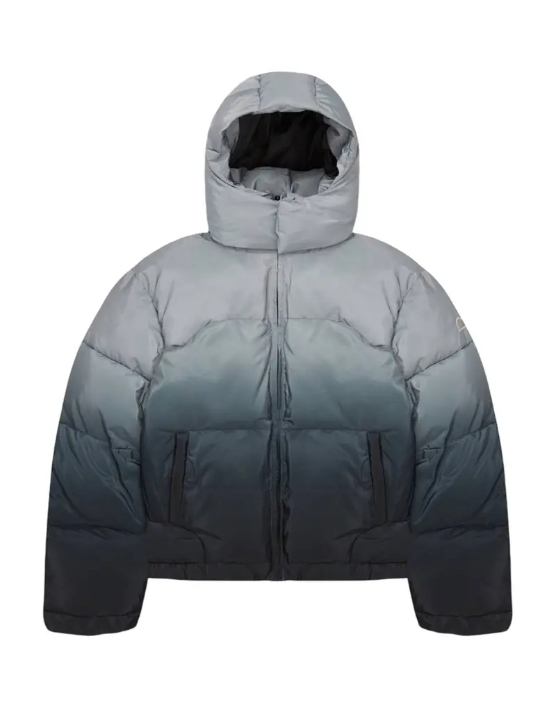 Reternity Signe Puffer jacket piumino invernale con cappuccio boxy fit - faded grey M