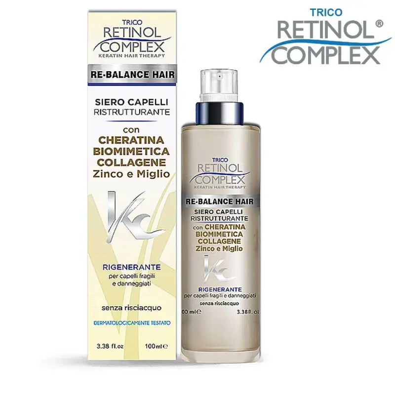 Trico retinol complex siero con cheratina biomimetica & collagene 100 ml
