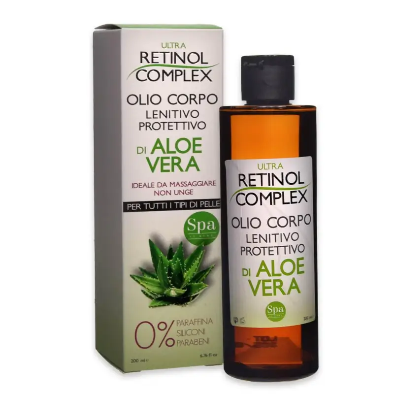 ultra olio corpo aloe vera 200 ml