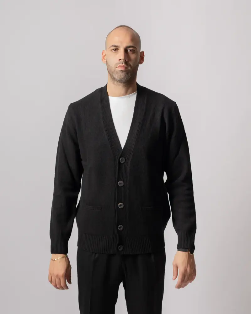 RETOIS Cardigan Nero 2312528 miniatura 2