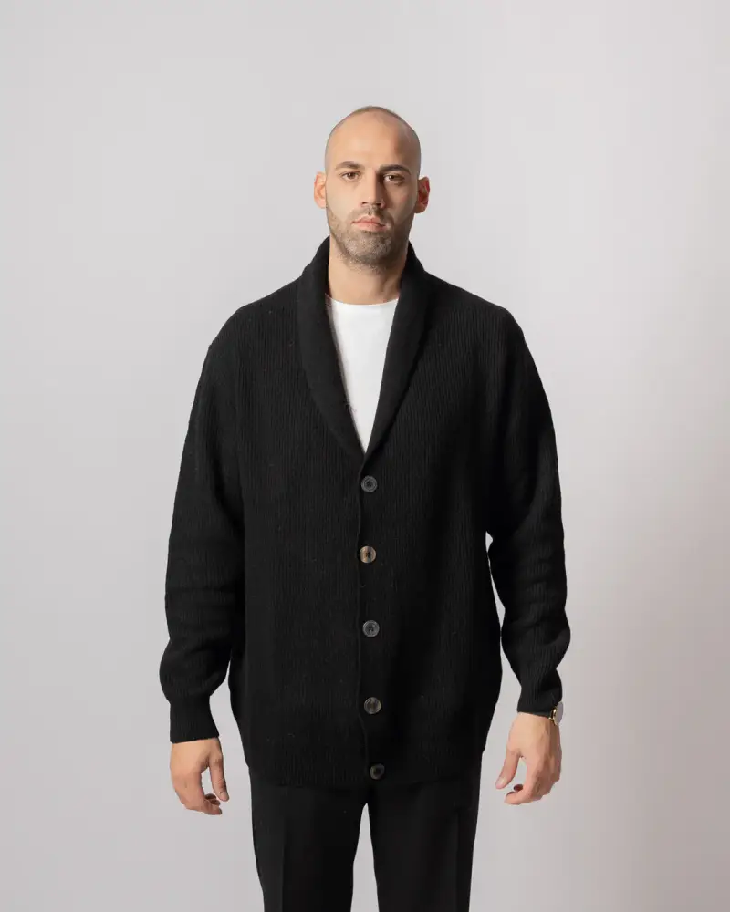 RETOIS Cardigan Nero 2312536 miniatura 2