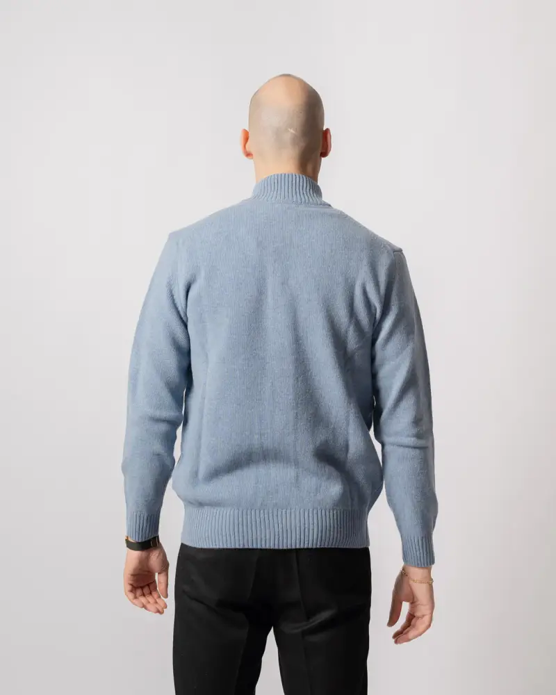 Giacca Bottoni Celeste miniatura 3