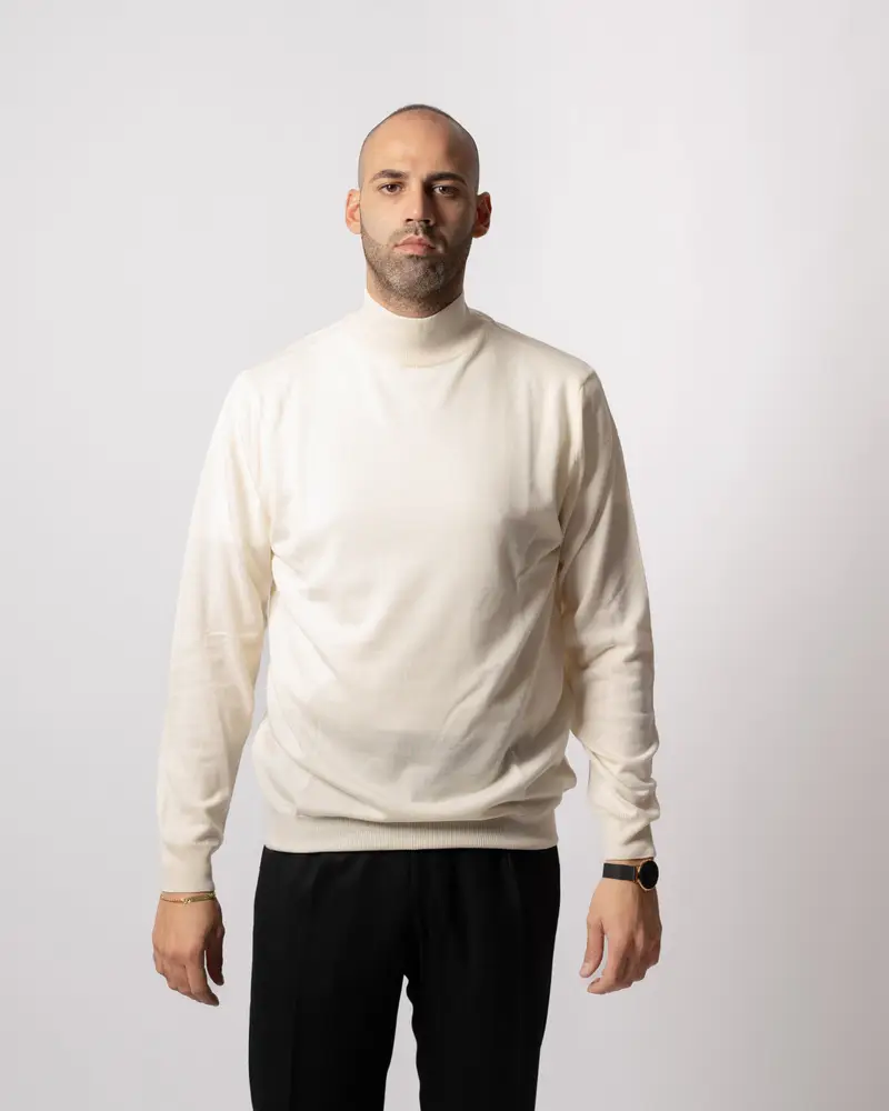 Lupetto Lana Merinos Panna