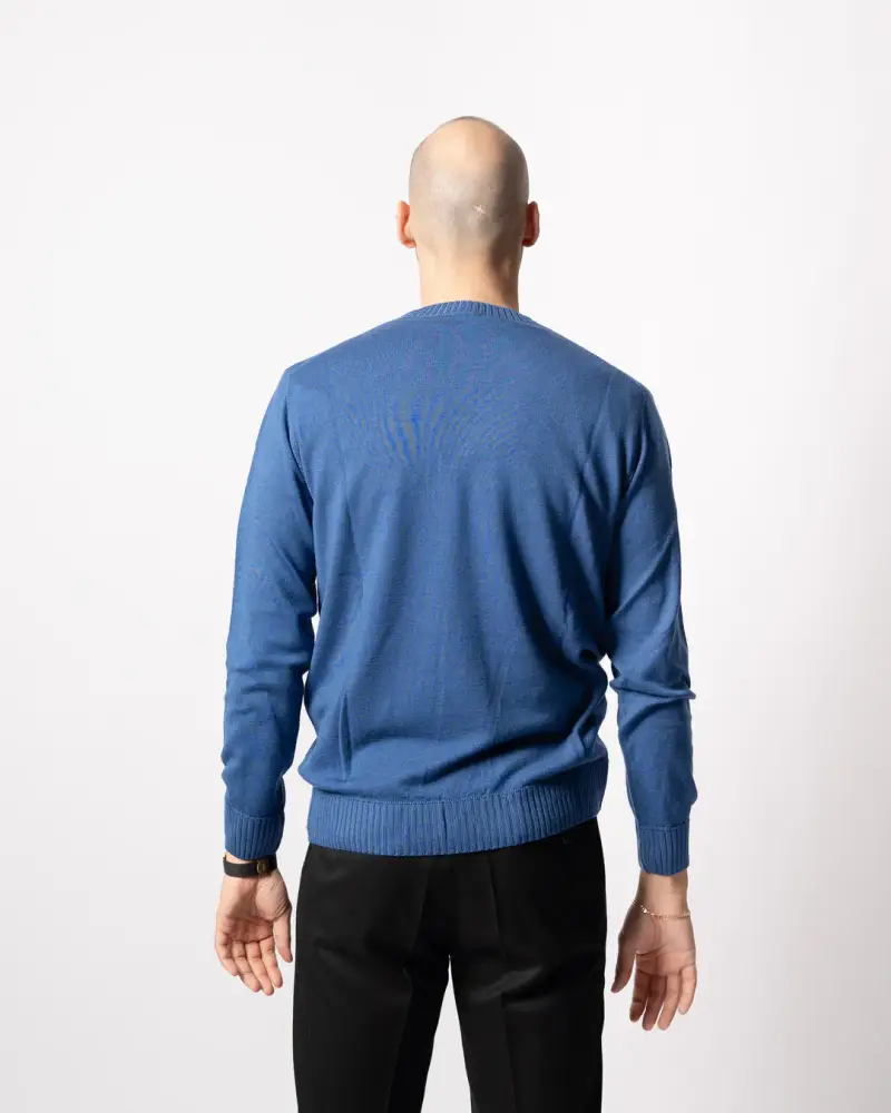 Maglia Lana Merinos Bluette miniatura 3