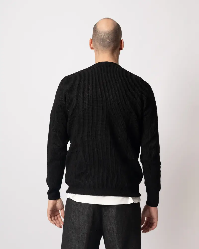 Maglia Raglan Coste Nero miniatura 3