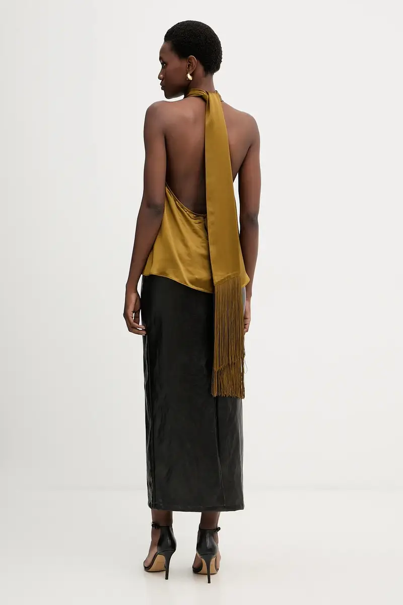 camicetta Martina donna colore verde R-FW25-11995-11 miniatura 3