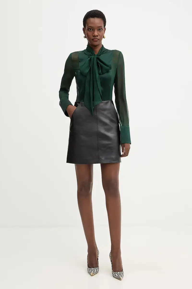 camicia in seta Suri Verde miniatura 2