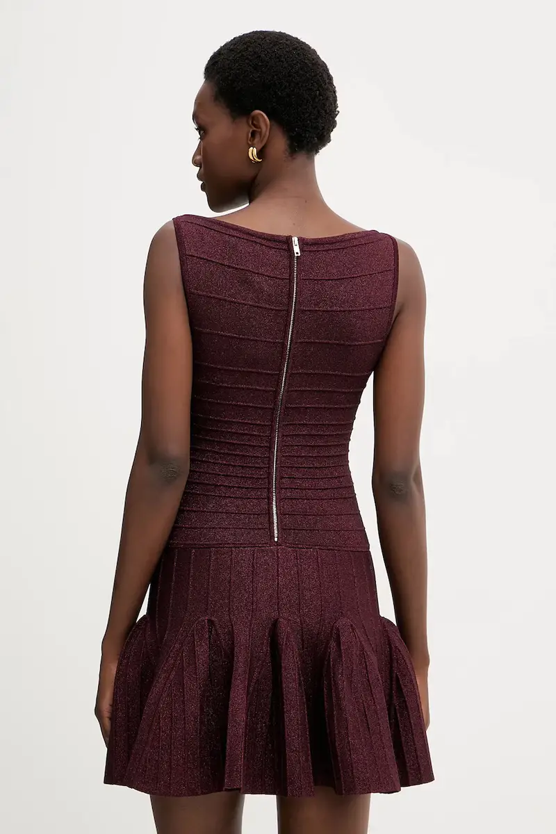 vestito Audrina colore granata PF24-9478 miniatura 3