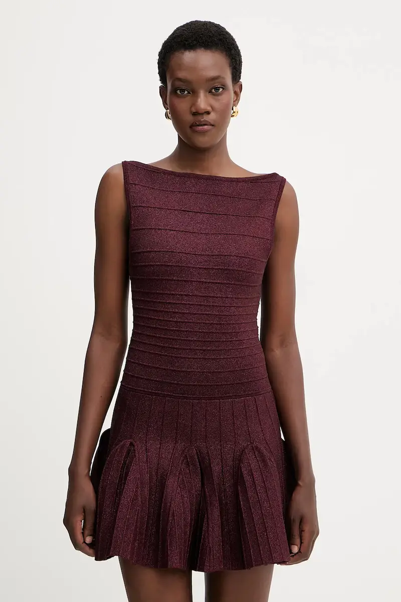 vestito Audrina colore granata PF24-9478