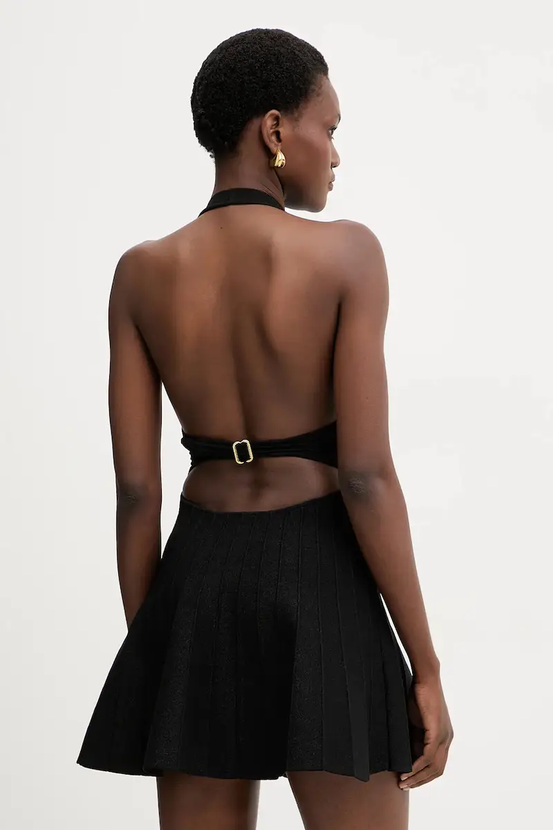 vestito Cinzia colore nero R-FW15-12048-17 miniatura 3