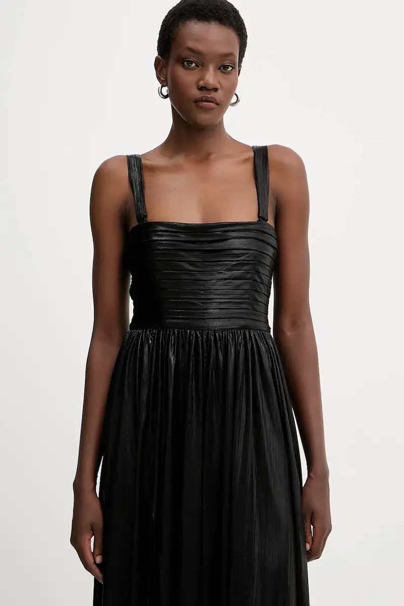 vestito Iris colore nero FW24-10329 miniatura 4