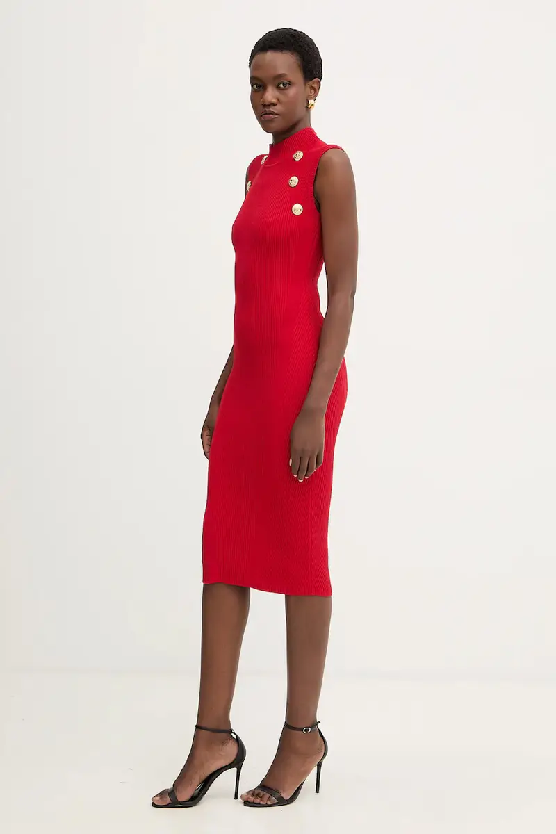 vestito Nunzia Rosso miniatura 2