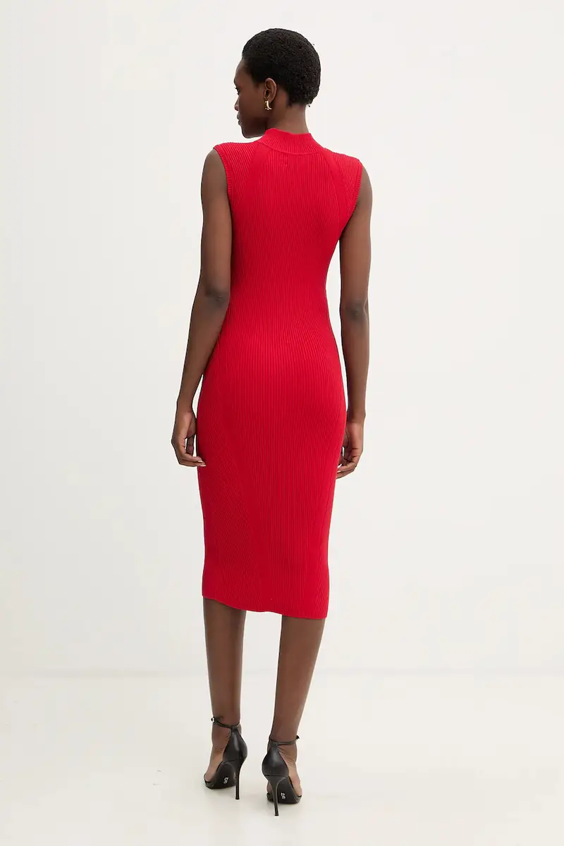 vestito Nunzia Rosso miniatura 3