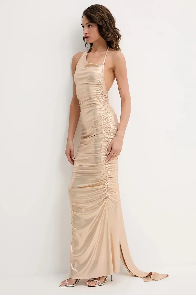 vestito Shannon colore oro R25-10963 miniatura 2