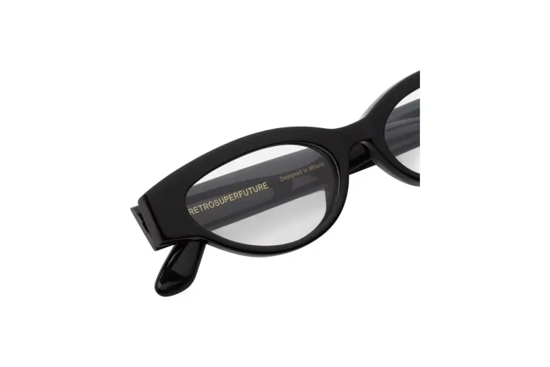 Donna ISE NUMERO 147 NERO Montature da vista Acetato Nero Cat Eye miniatura 3