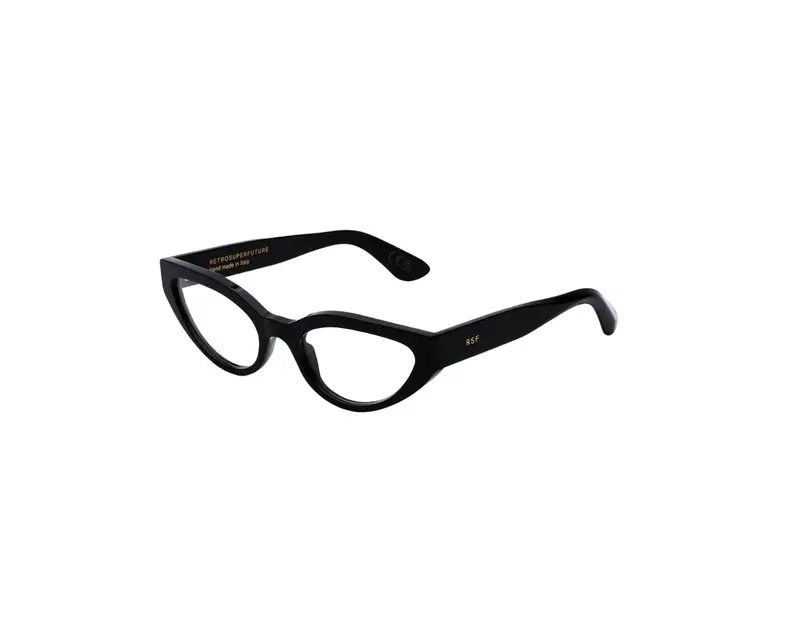 Retrosuperfuture Donna JGM Numero 124 Nero Montature da vista Acetato Nero  Cat Eye