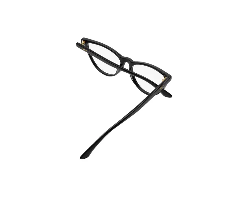 Retrosuperfuture Donna L3Q Numero 135 Nero Montature da vista Acetato Nero Cat Eye miniatura 3