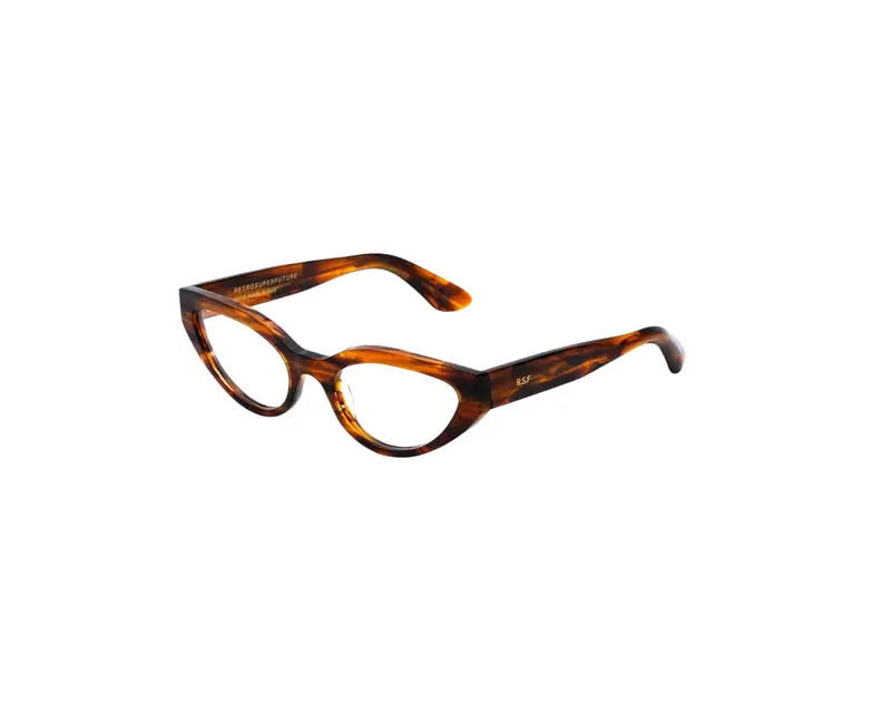 Retrosuperfuture Donna Q4Z Numero 124 Tangeri Montature da vista Acetato Havana  Cat Eye