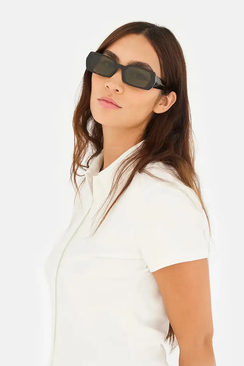 occhiali da sole L Altro Marrone miniatura 3