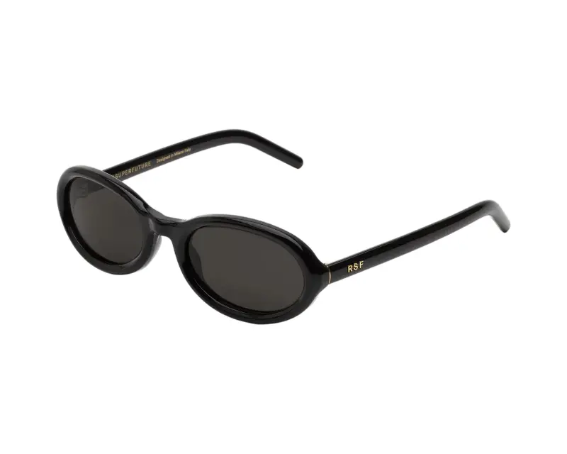 Unisex 05H CHERRY BLACK Occhiali da sole Acetato Nero Nero Geometrica Normale