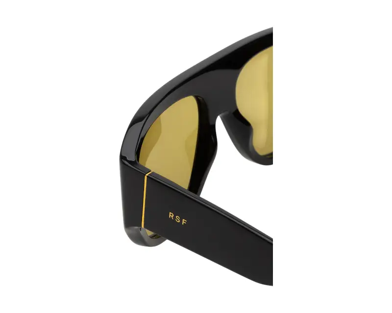 Unisex 05Z BISCOTTO VINTAGE BROWN Occhiali da sole Acetato Nero Marrone Geometrica miniatura 3