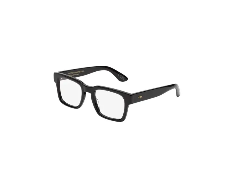 Retrosuperfuture Unisex 2FD Numero 133 Nero Montature da vista Acetato Nero  Squadrata