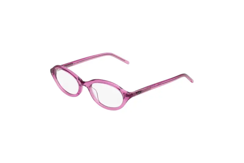 Unisex 2IX NUMERO 145 CARAMELLA Montature da vista Acetato Rosa Geometrica