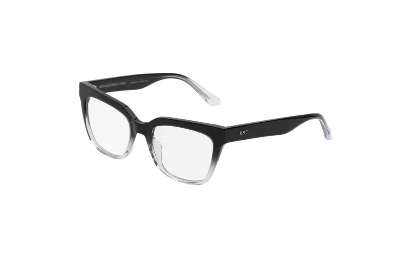 Unisex 2P6 NUMERO 143 NERO SFUMATO Montature da vista Acetato Nero Squadrata