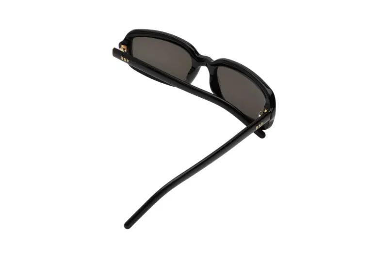 Unisex 3Q6 TROLL BLACK Occhiali da sole Acetato Nero Nero Squadrata Normale miniatura 3